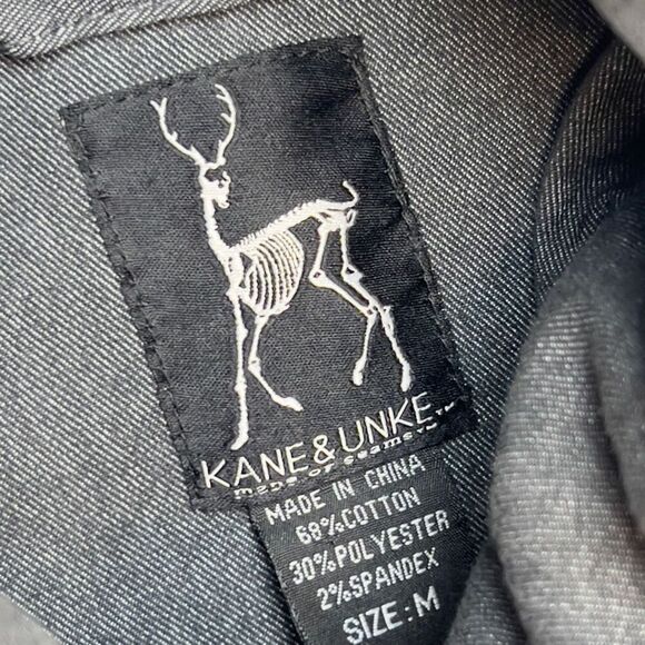 Kane & Unke Jacket Mens Medium Lightweight Military Style Hooded Packable Jacket - Picture 13 of 13